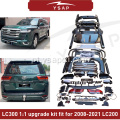 LC300 1: 1 Upgrade BodyKit Fit para 2008-2021 LC200